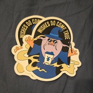 Dutch Bros Wizard Sticker - Blue and Yellow